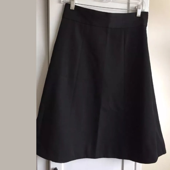 Marc Jacobs Black Wool A-Line Skirt - Picture 2 of 5